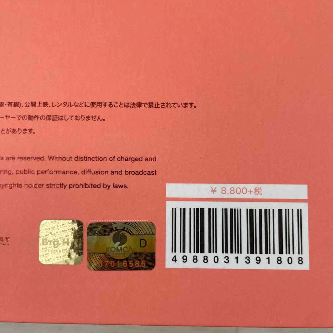 BTS Memories 2019 DVD 新品RM ナム バンタン