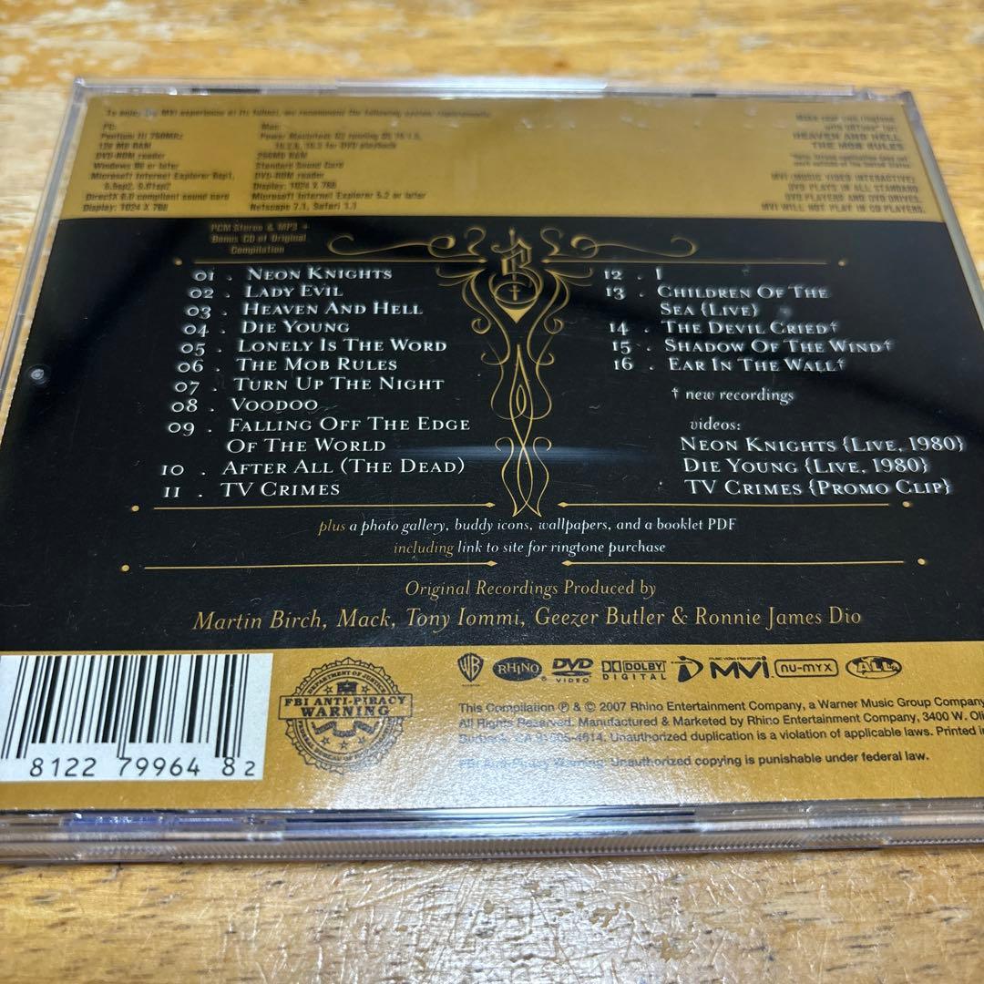 洋楽 black sabbath DIO YEARS limited
