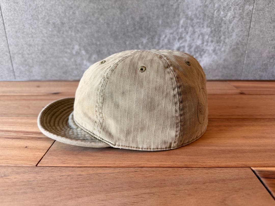 あ*ら様 RRL ダブルアールエル ヘリンボーン ツイル サービス キャップ