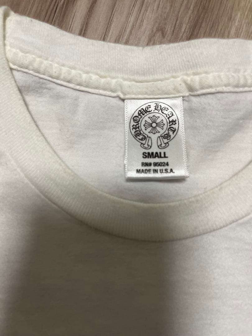 正規品クロムハーツ FOTI スカル Tシャツ ホワイト バックプリント