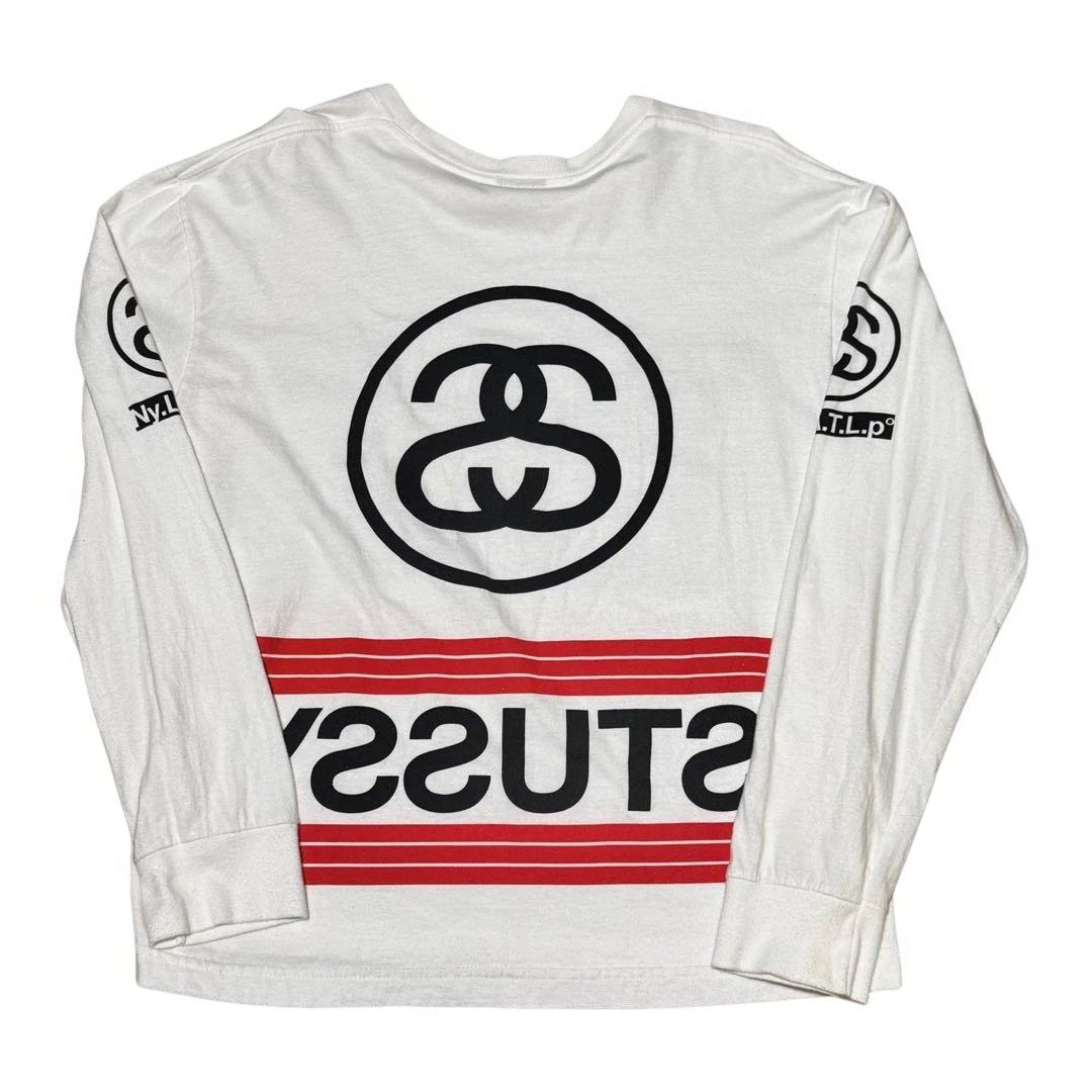 STUSSY 00's Logo L/S T-Shirtsステューシーマルチロゴ