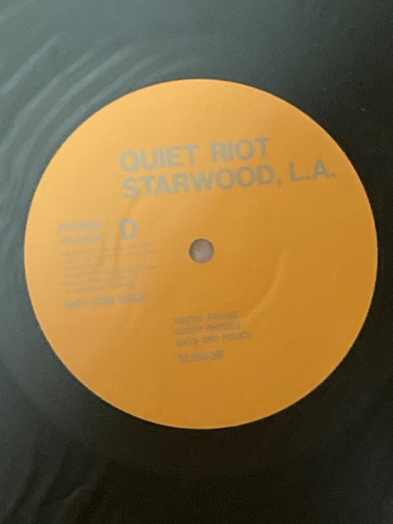 The legendary QUIET RIOT 2枚組レコード