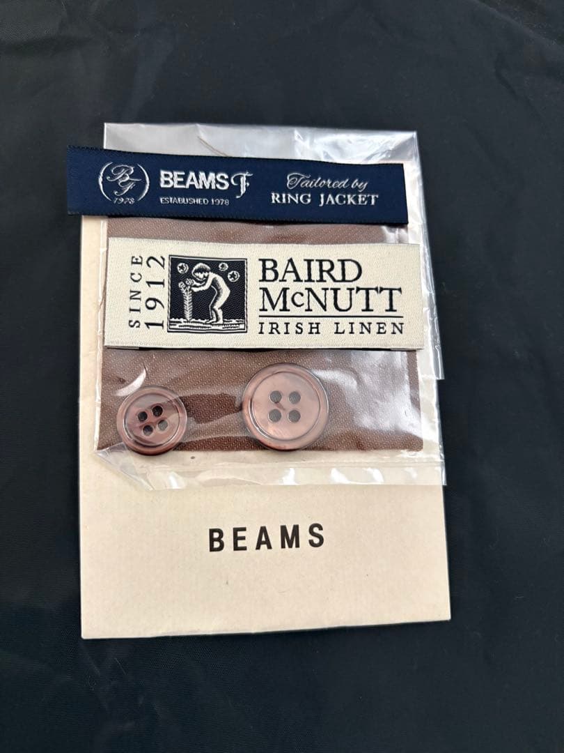 BEAMS F / EASY リネン ソリッド ジャケット