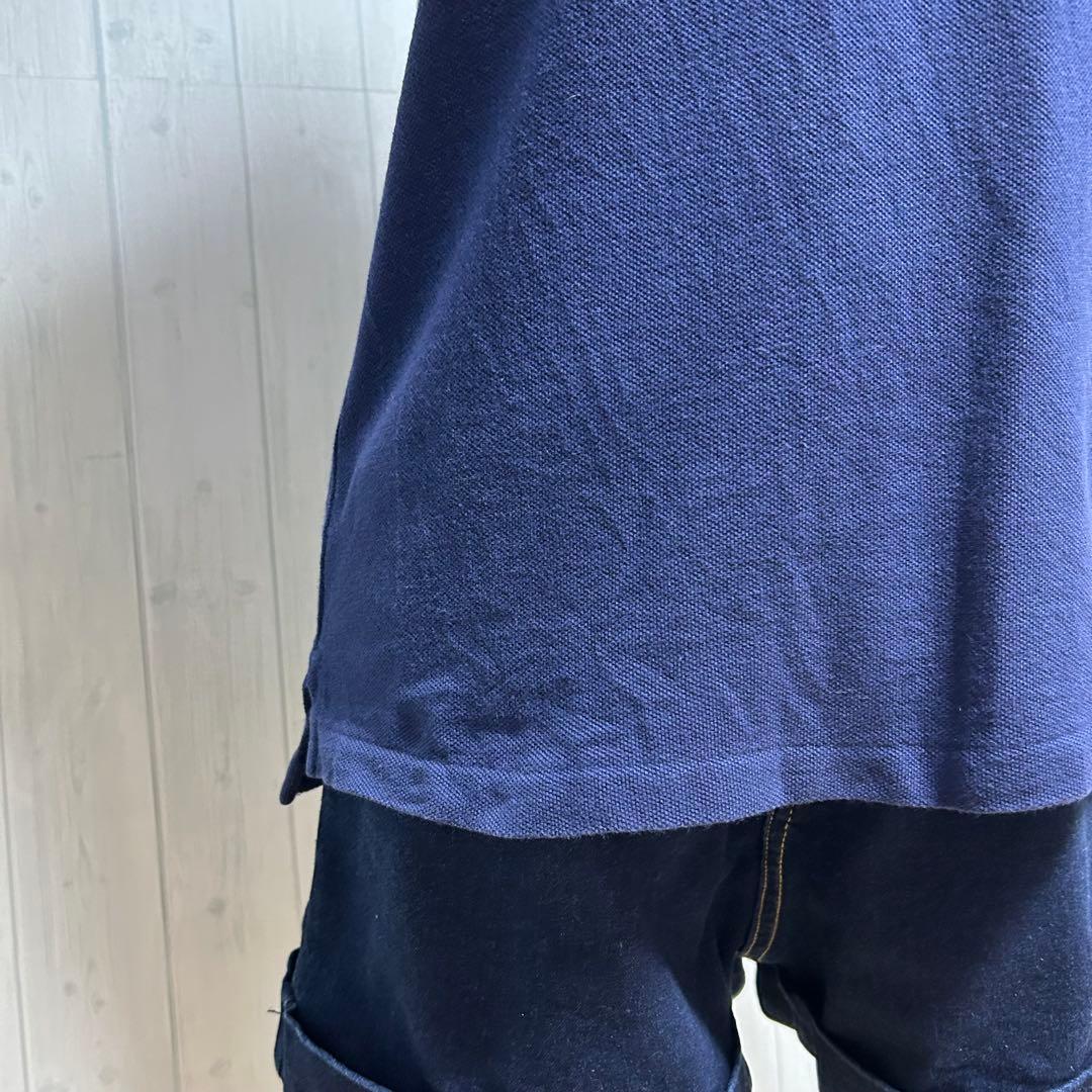 極美品 ポロ ラルフローレン ポロシャツ ビッグポニー ネイビー レディース S