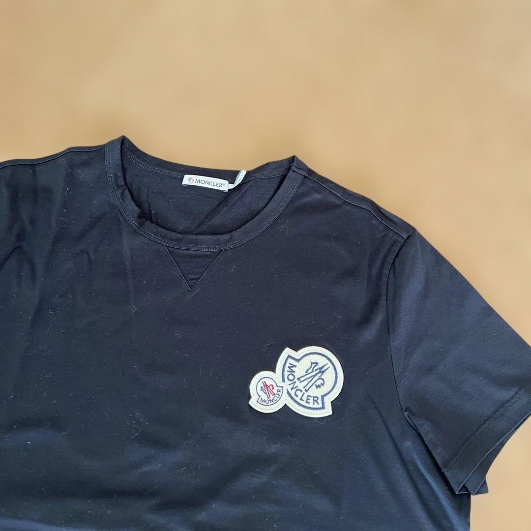 MONCLER メンズTシャツ　ブラック　L