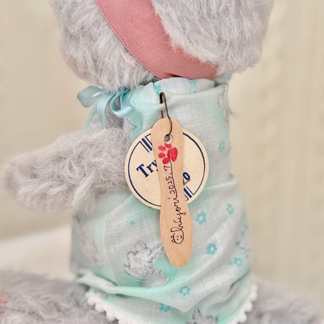 作家様ぬいぐるみ 猫 約30cm 抽選作品 タグ付き 美品