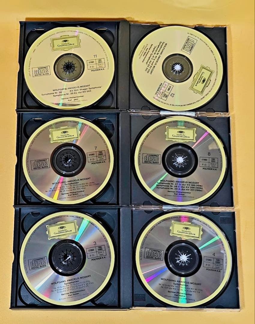 新品12枚組CDカールベーム定価3万超ベルリン管弦楽団演奏モーツァルト交響曲全集