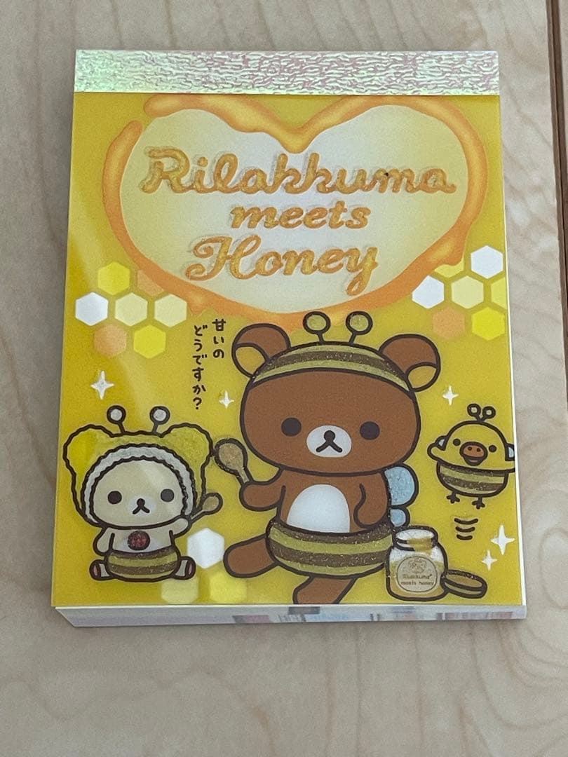 リラックマ　メモ帳　ハニー&スマイル　2011年