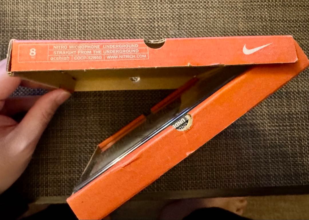 NITRO MICROPHONE UNDERGROUNDアルバム、NIKE箱有り