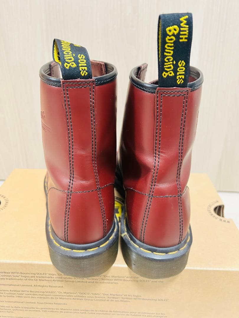 もん　Dr.Martens 8ホールブーツ CHERRY RED UK6