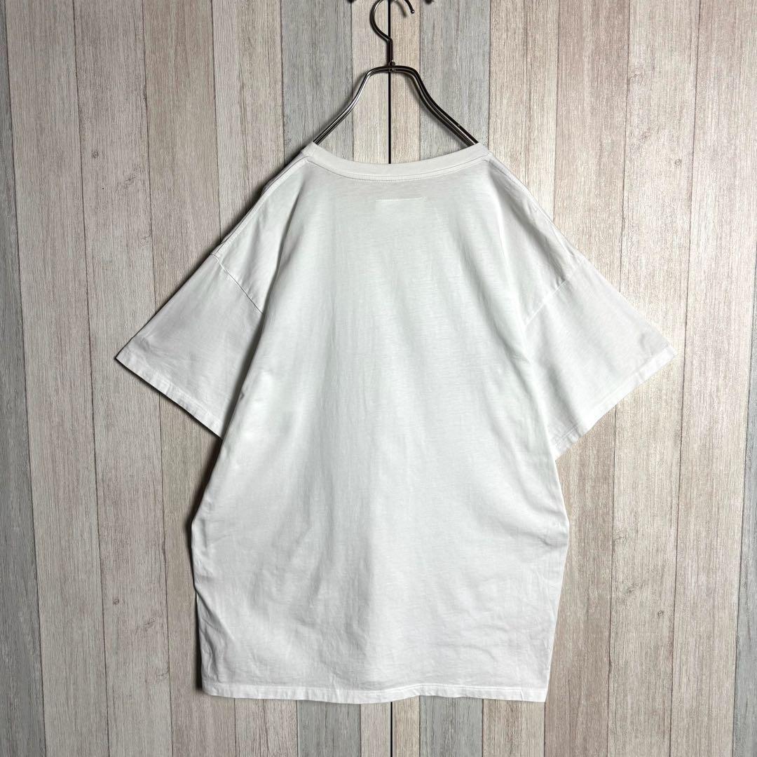 3764【希少デザイン・美品】MM⑥メゾンマルジェラ グラフィックロゴ Tシャツ