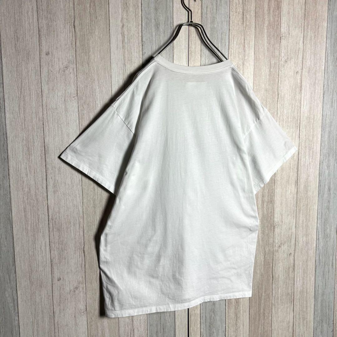 3764【希少デザイン・美品】MM⑥メゾンマルジェラ グラフィックロゴ Tシャツ