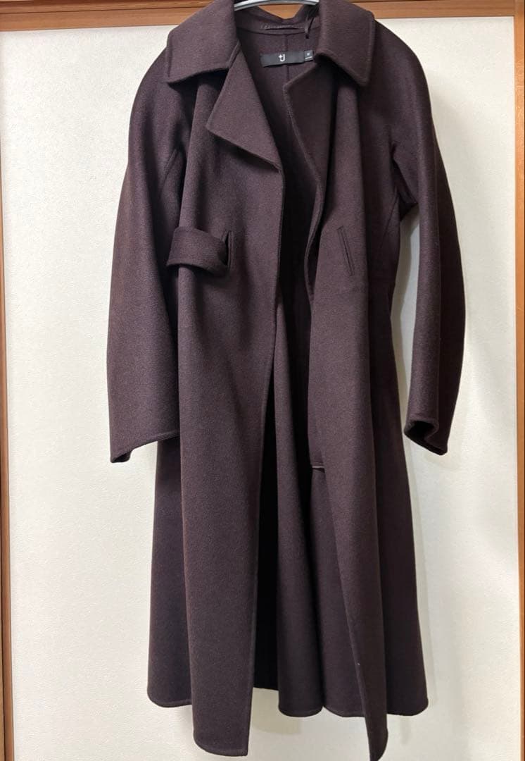 【UNIQLO＋J】カシミヤブレンドラップロングコート/Mサイズ