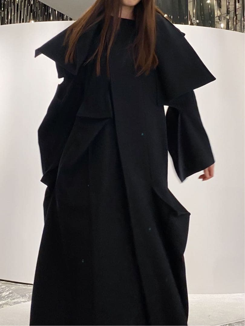 2024AW ヨウジヤマモト　ロングコート　メルトン