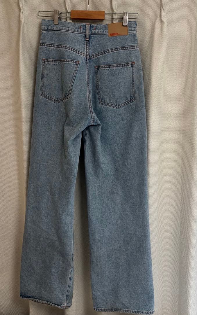 NEEDBY heritage lunaワイドストレート　デニム　23インチ