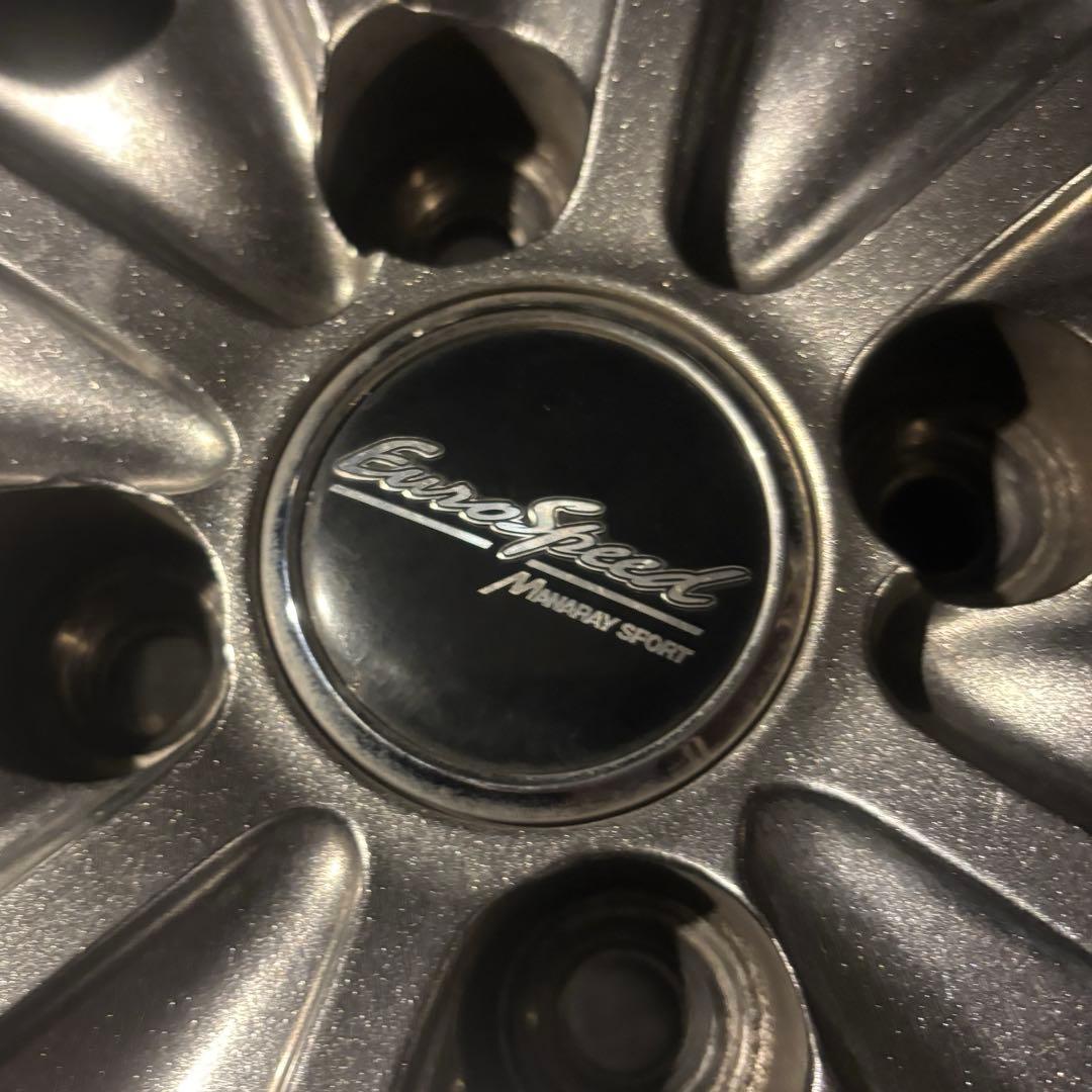 MANARAYSPORTアルミホイール14インチ　5.5j+45スタッドレス等に