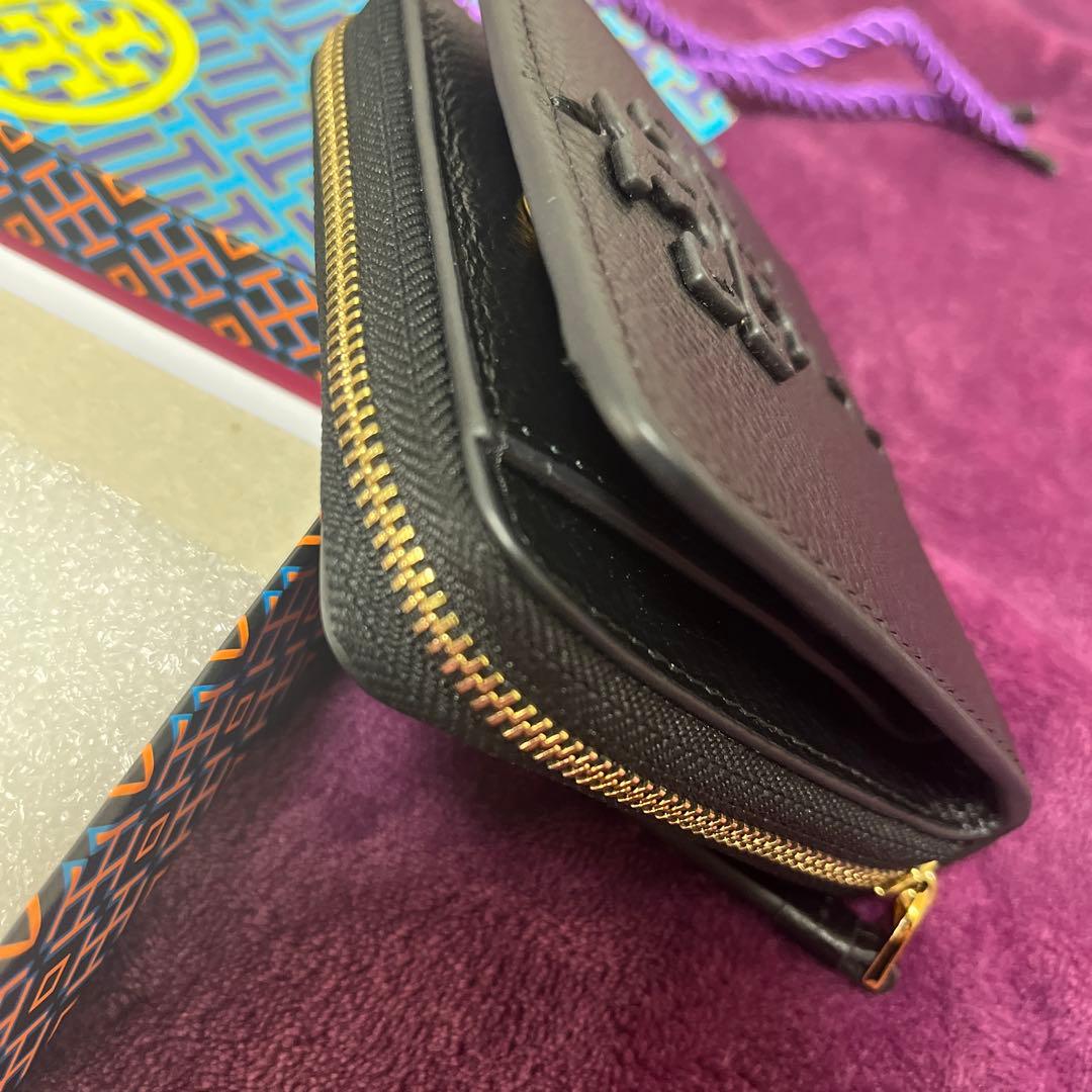 TORY BURCH ブラック二つ折り財布
