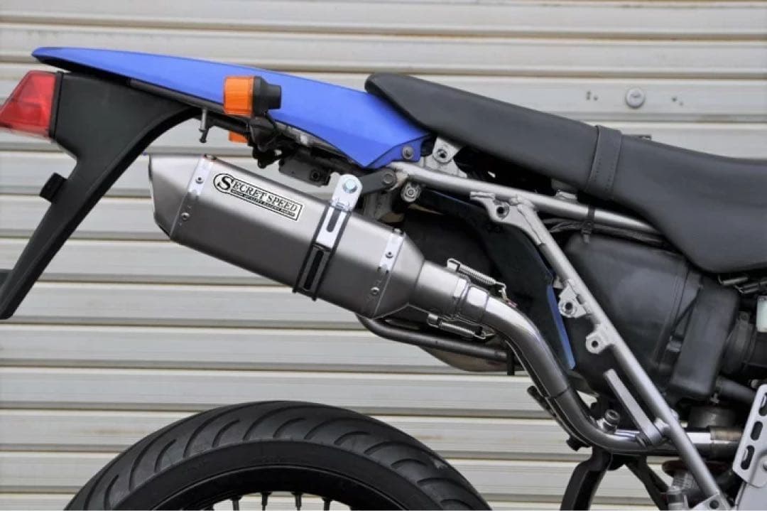 専用スリップオンマフラー異形サイレンサー KLX ソリッドDトラッカー250