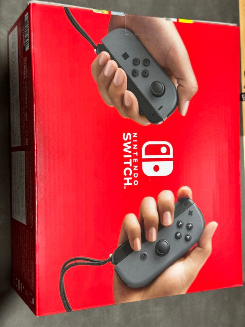 新品未使用品Nintendo Switch 本体 グレー Joy-Con付き