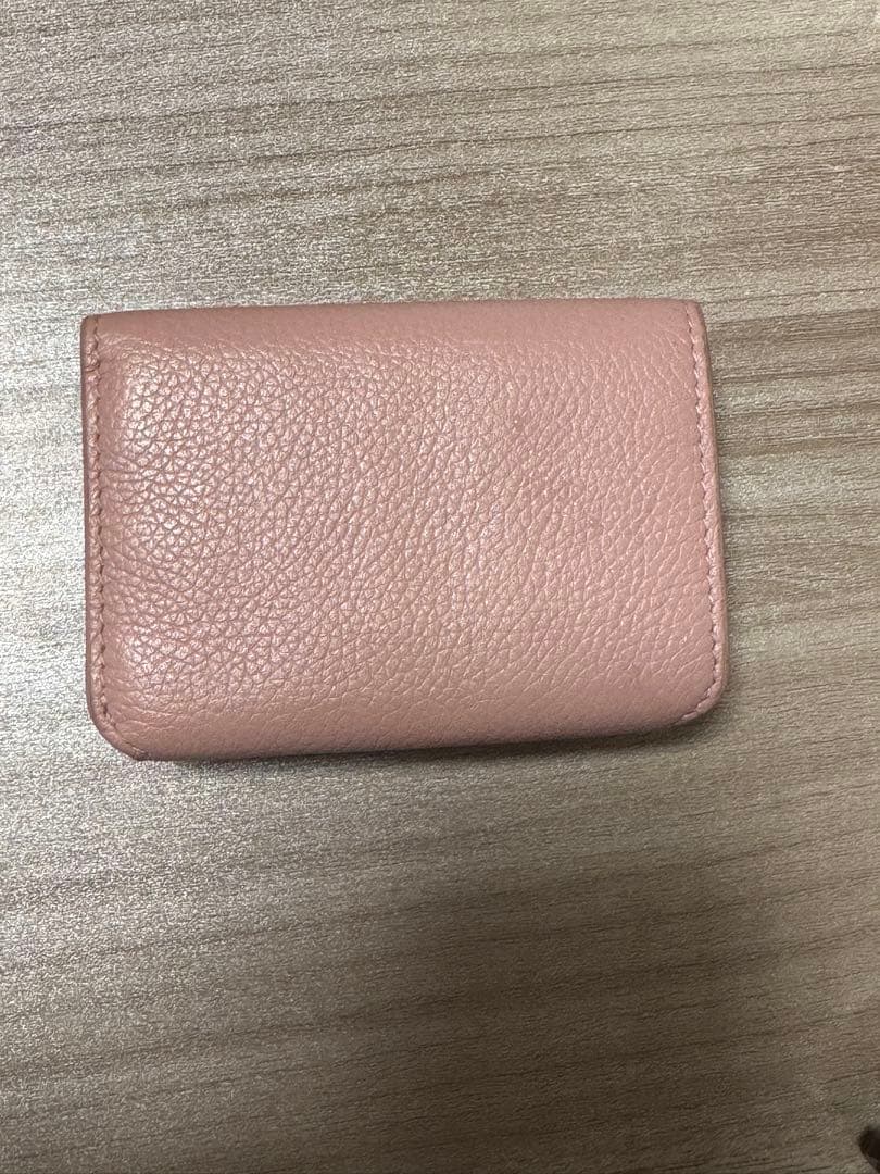 BALENCIAGA ピンク 三つ折り財布