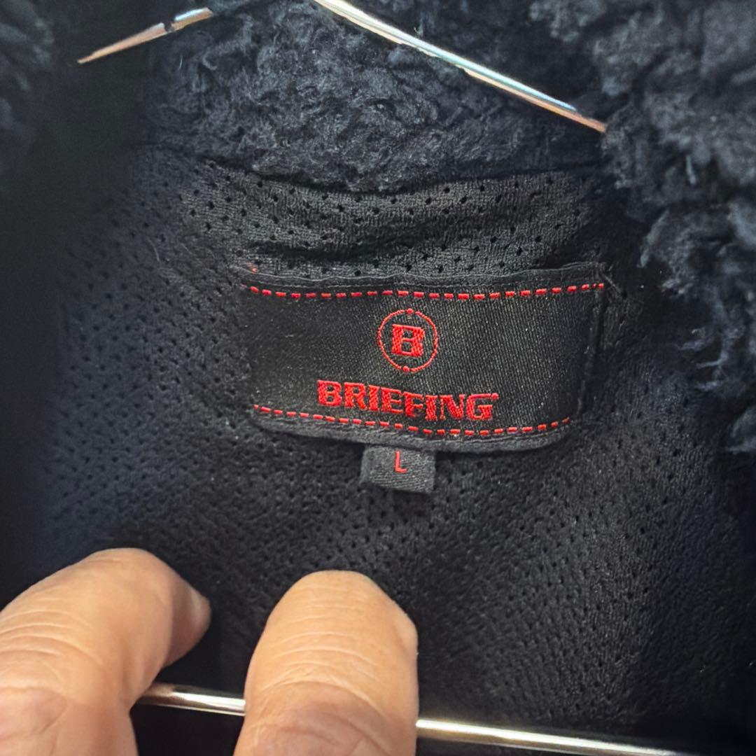 BRIEFING フリースジャケット Lサイズ 黒