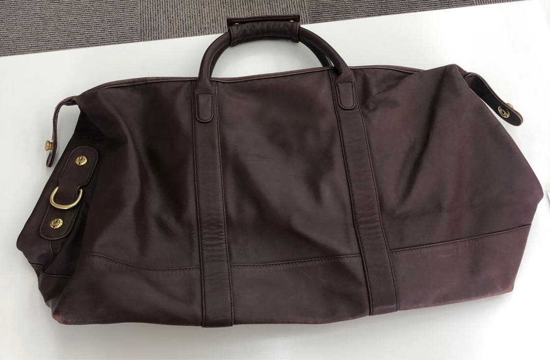 COACH ブラウン ボストンバッグ 本革