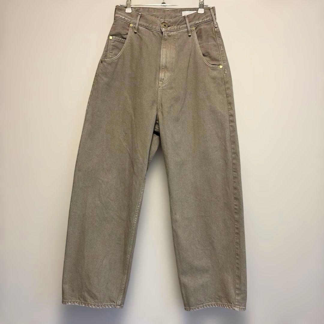 美品 upper hights for conte ベージュ デニムパンツ 23