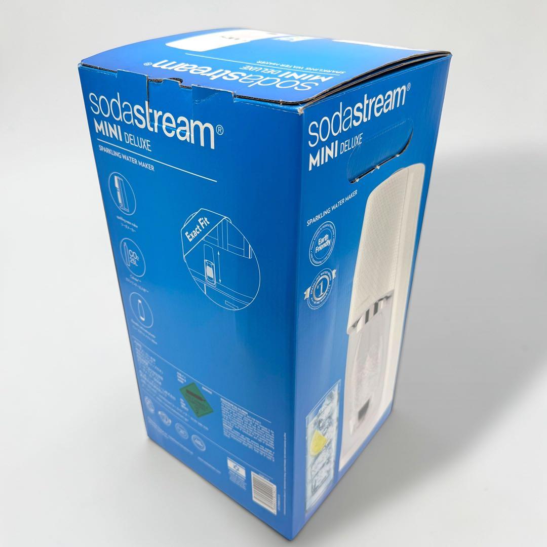 【新品未開封】ソーダストリーム MINI DELUXE ホワイト ガスシリンダー