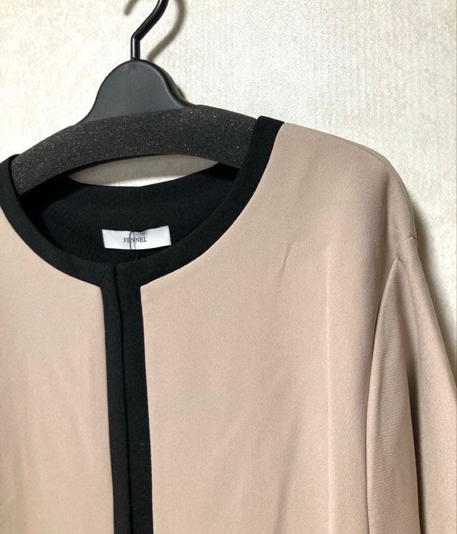 新品　フェンネル　スコットクラブ購入　手洗い可能　パイピングコート　アウター