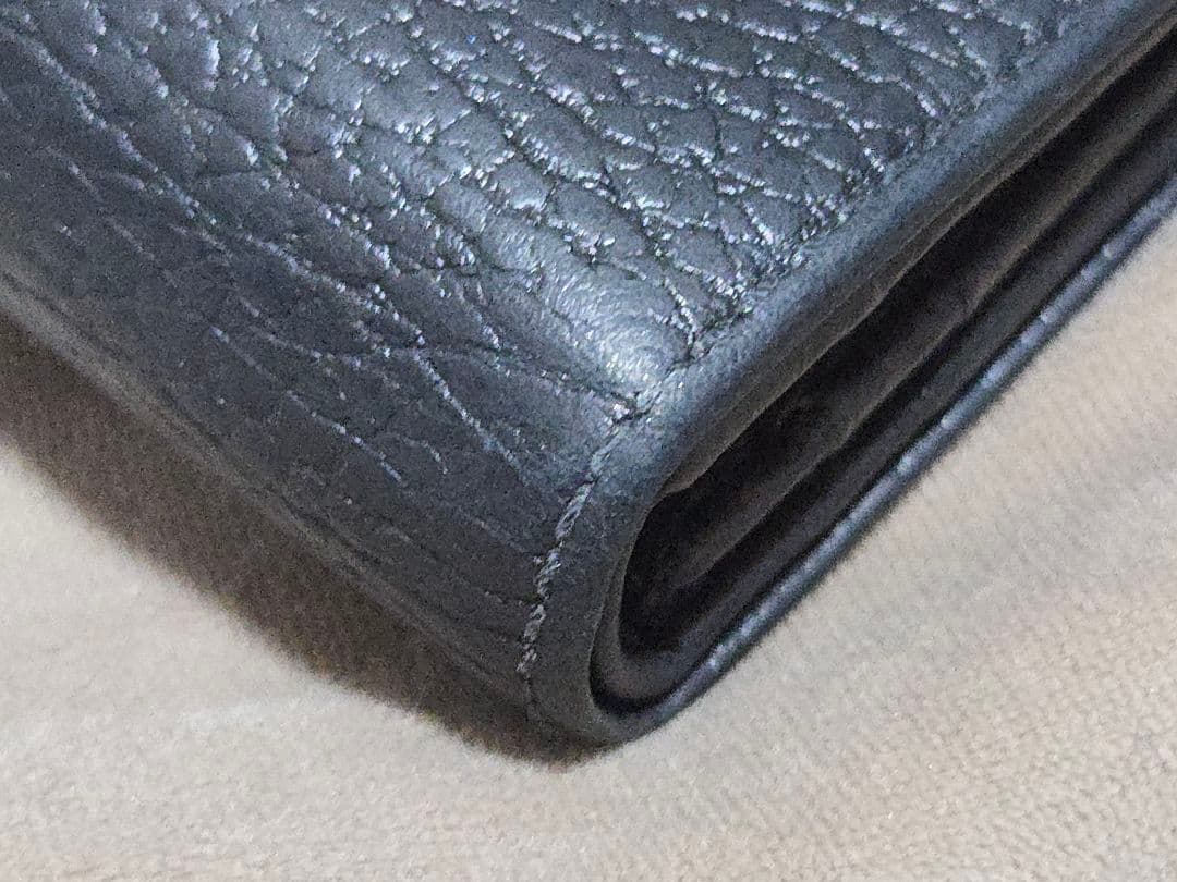 GUCCI グッチ GGマーモント 二つ折り財布 レザー ブラック