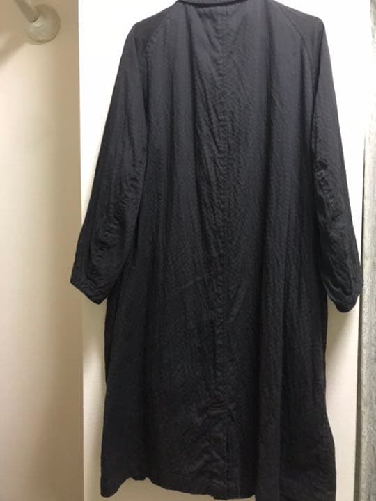 黒 綿 コート  イッセイ ミヤケ    I.S.