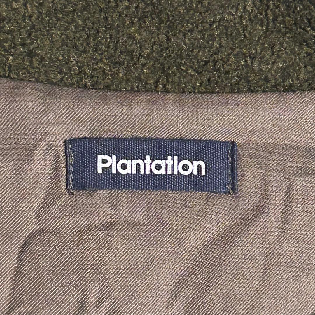 【美品】Plantation コート 2018AW 日本製 M カーキ