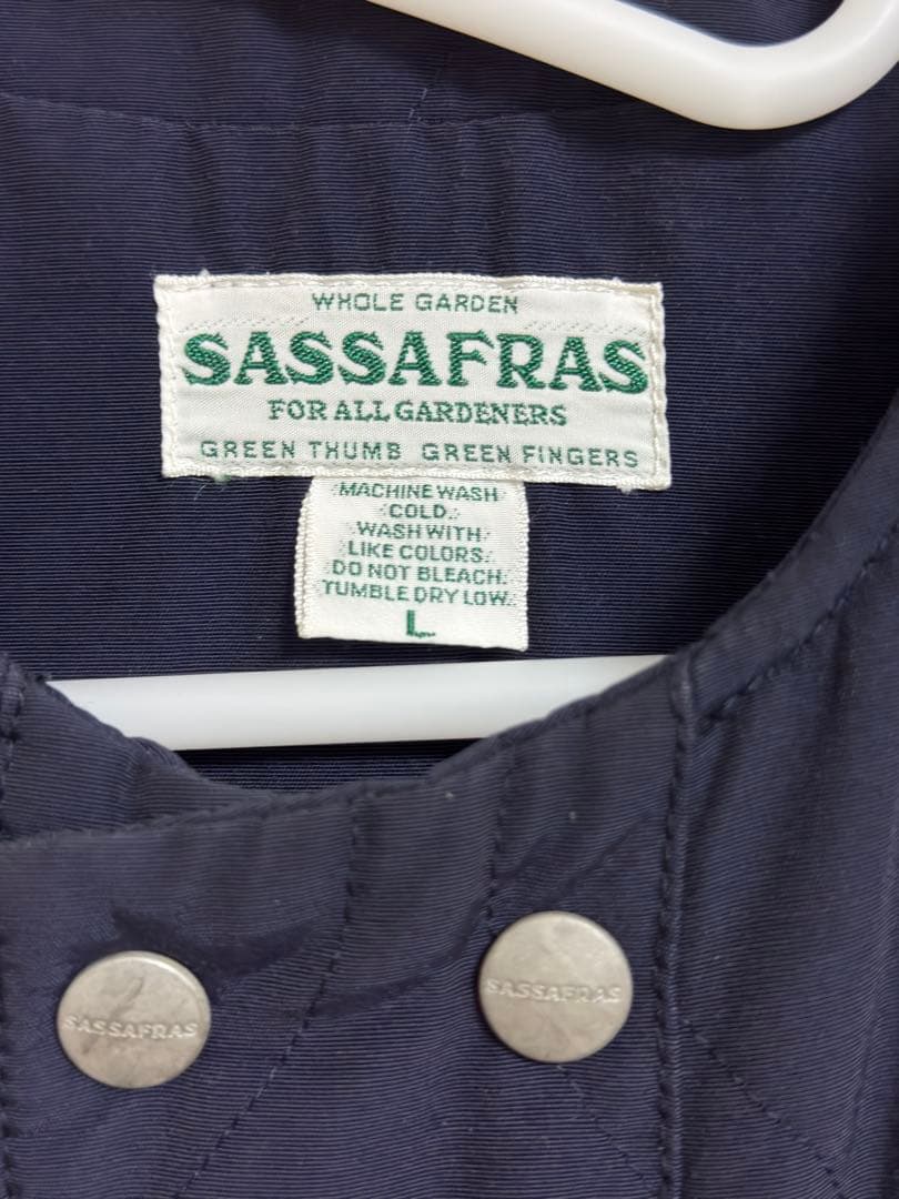 SASSAFRAS キルティングベスト