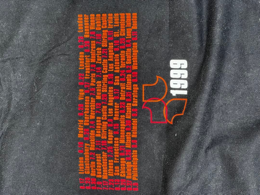 REM 99ツアーTシャツ バンt ヴィンテージ レア