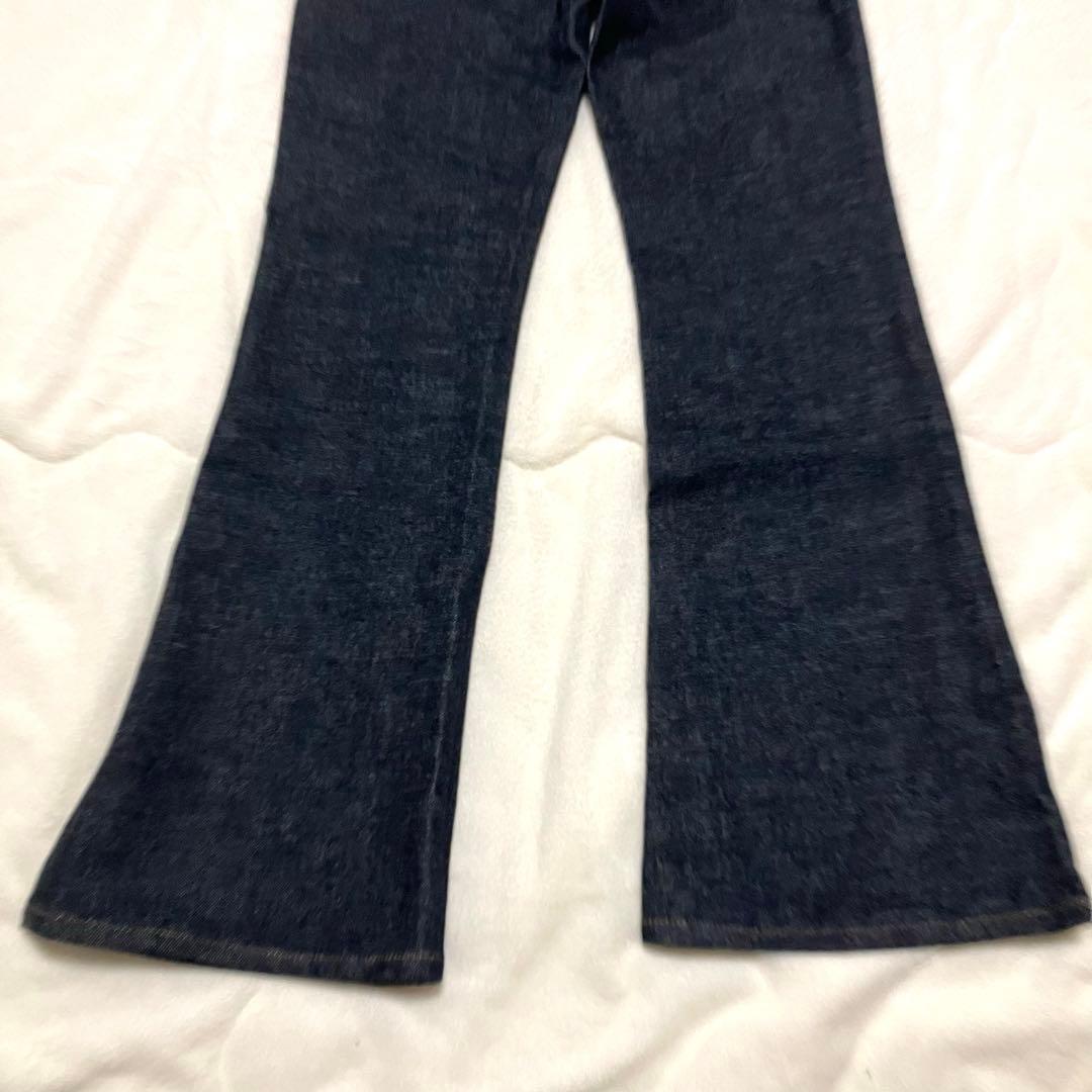 じゅ✨極美品✨ moussy MVS フレア デニム ワンウォッシュ