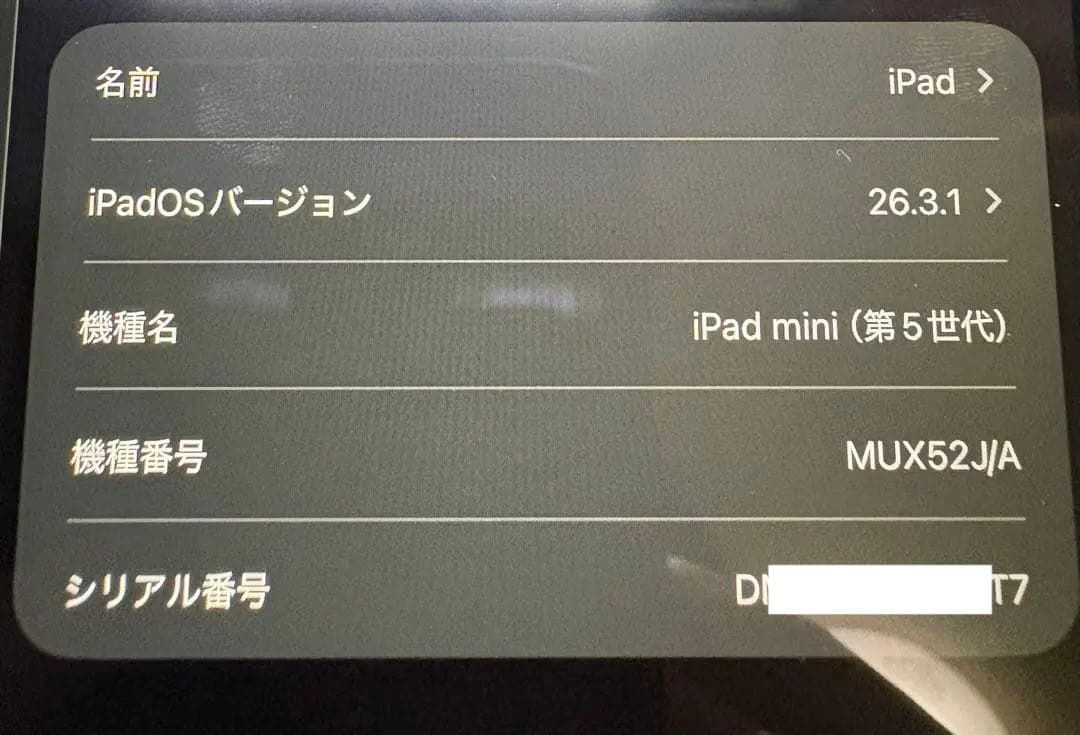 第5世代 iPad mini5 cellularモデル (simロック解除済)