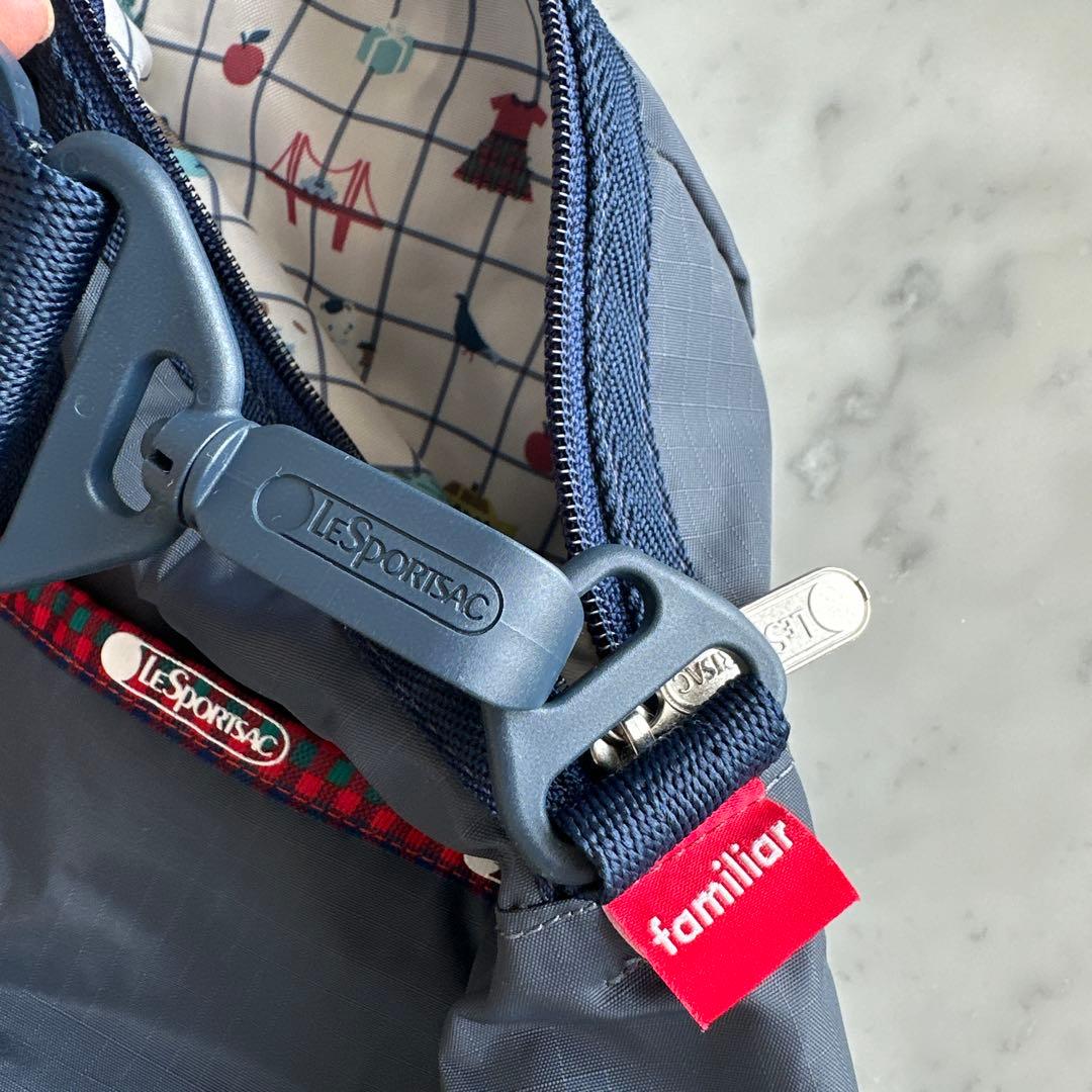 ファミリア　Familiar　レスポートサック　ボストンバッグ　中古