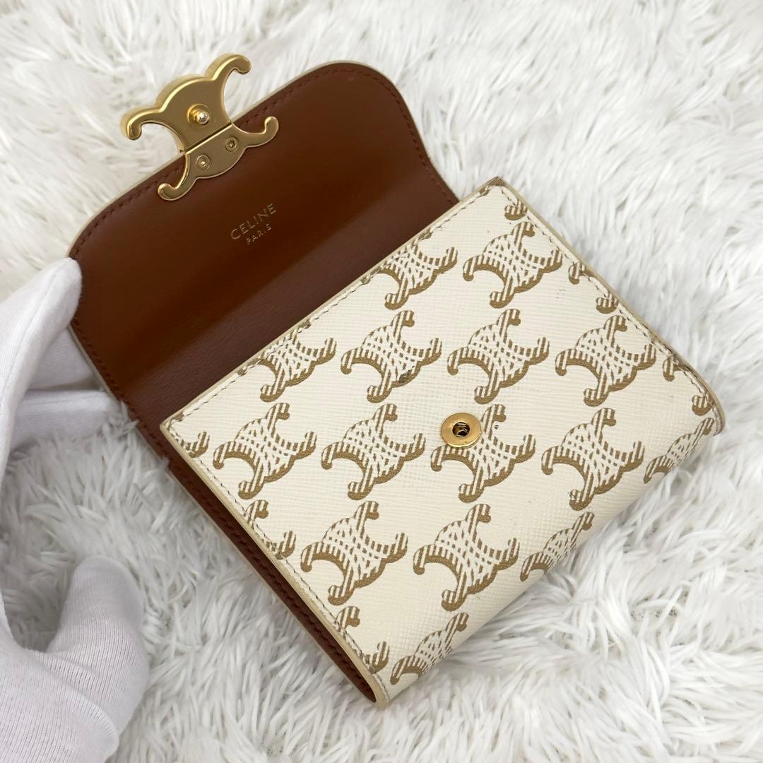 専用⭐️CELINE セリーヌ トリオンフキャンバス コンパクトウォレット 財布