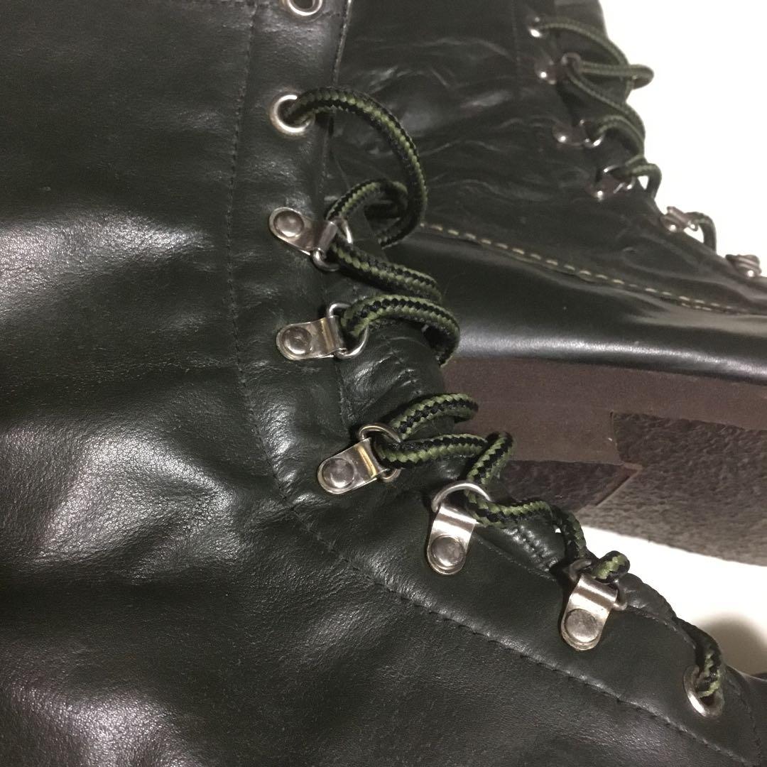 MASON モカシンブーツ　ダークグリーン　ラッセルモカシン