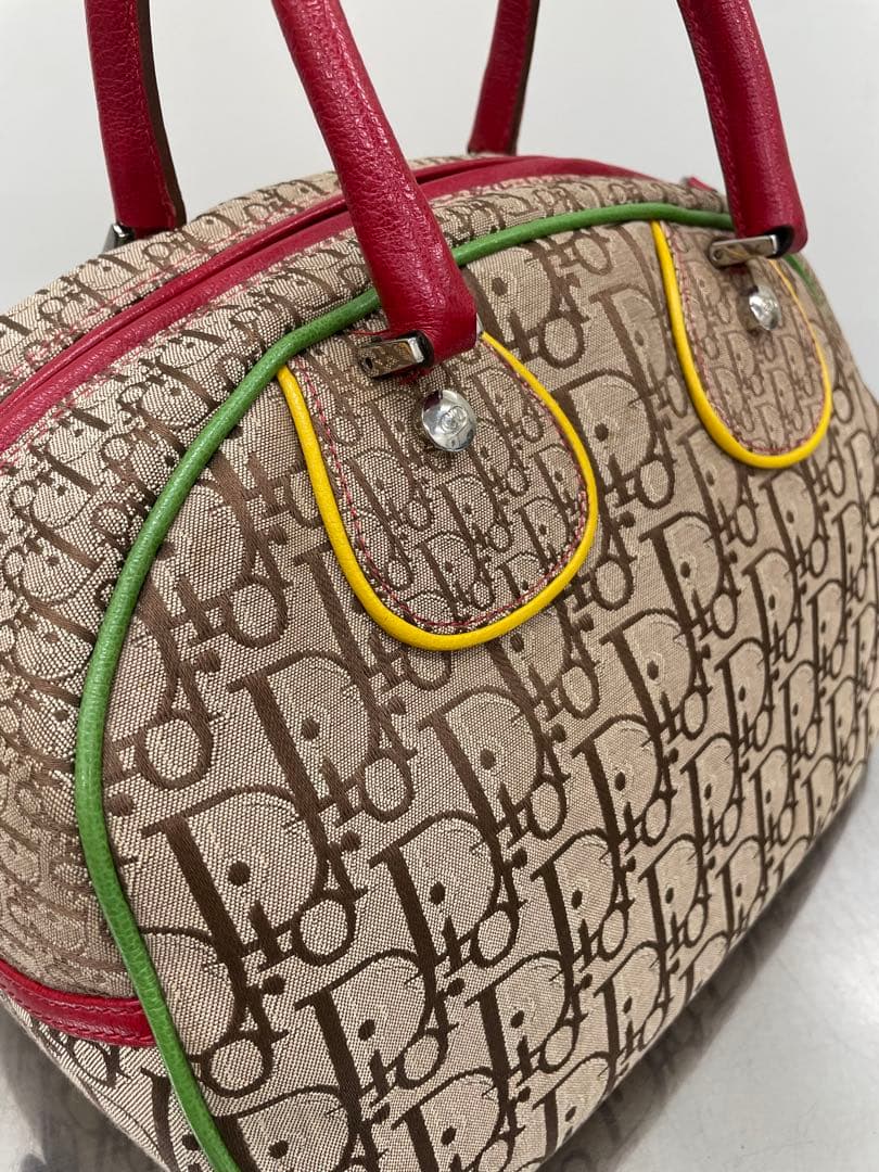 Christian Dior ラスタ キャンバス ボストンバッグ
