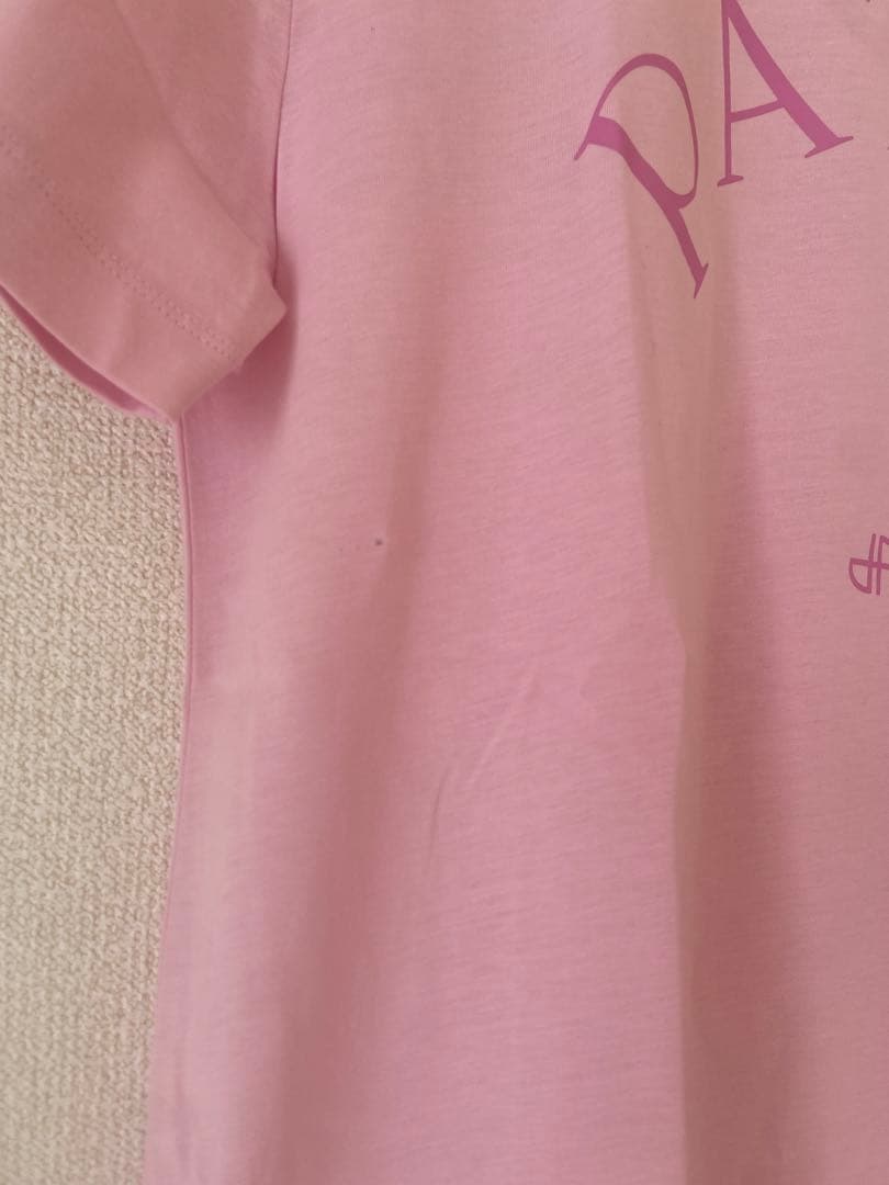 PATOU ピンク ロゴ Tシャツ