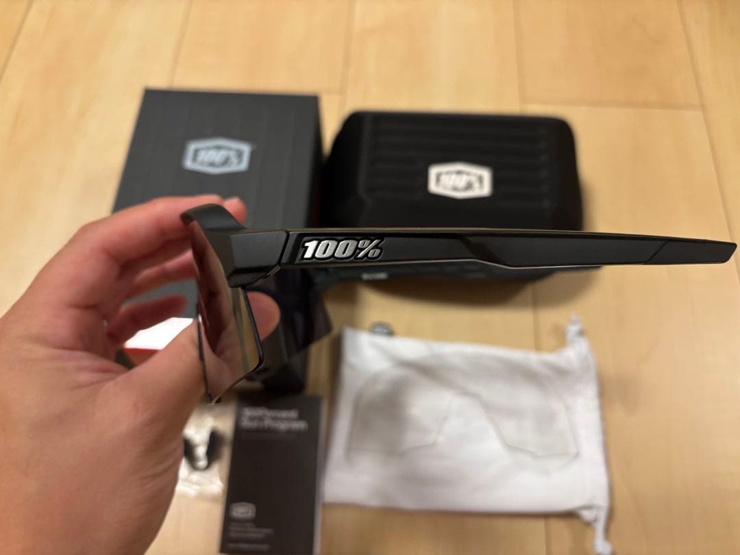 100% S3 Black Gold Mirror ワンハンドレッド サングラス