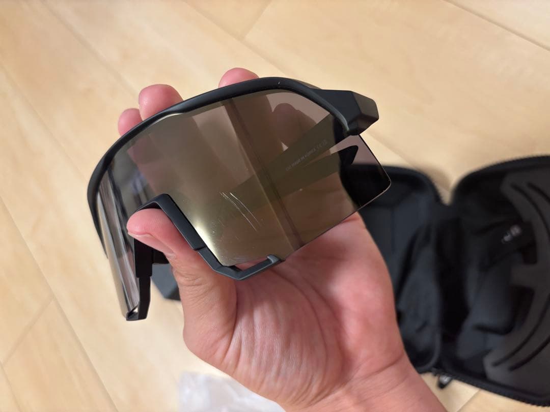 100% S3 Black Gold Mirror ワンハンドレッド サングラス