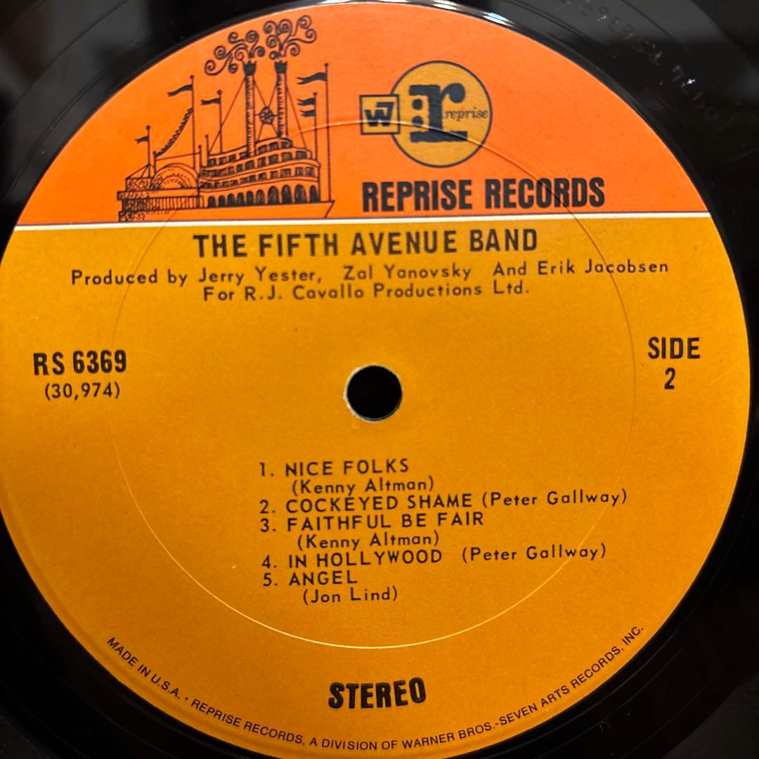USオリジナル盤 The Fifth Avenue Band レコード LP