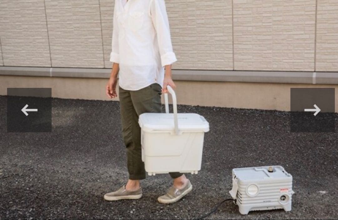 IRIS OHYAMA 高圧洗浄機本体 ホワイト　SBT-512N
