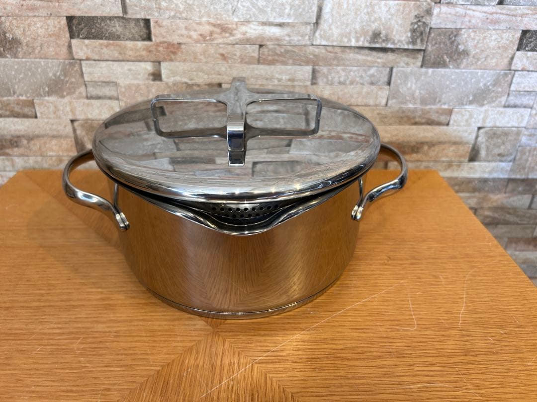 ヨ*ー様 364　DANSK　キャセロール　ステンレス両手鍋　20cm　展示品