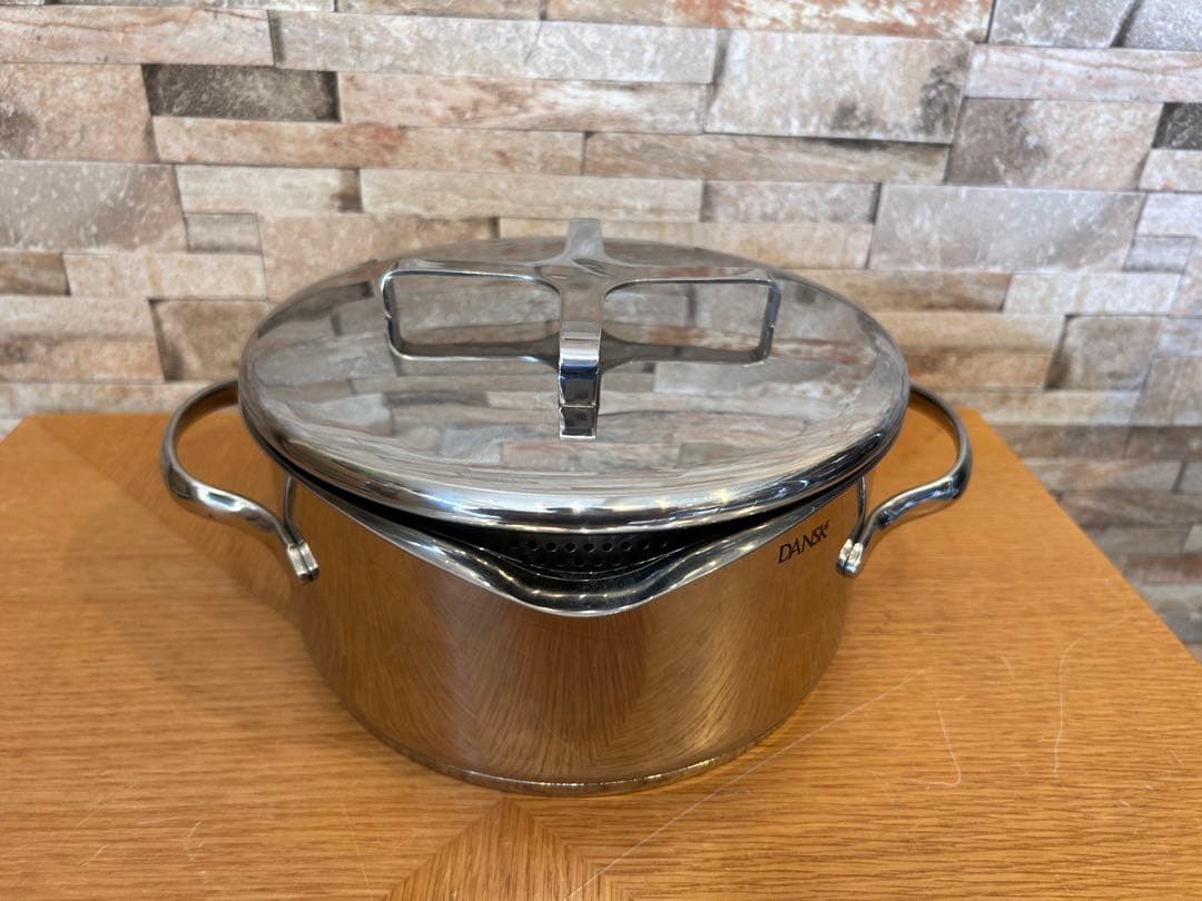 ヨ*ー様 364　DANSK　キャセロール　ステンレス両手鍋　20cm　展示品