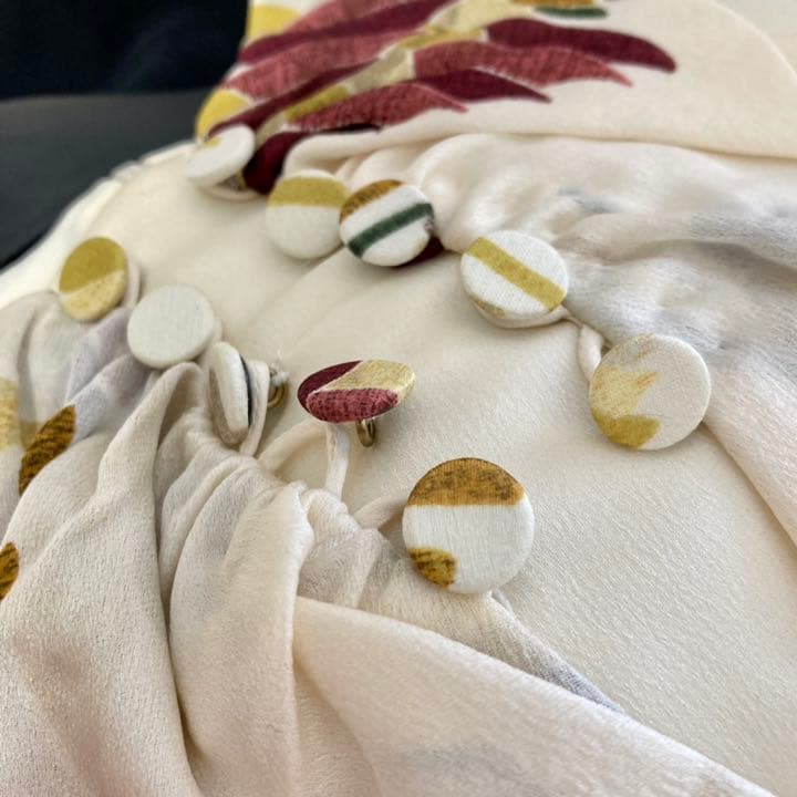 07.08 秋冬.GUCCI/グッチ ワンピース シルク100%・美品 希少