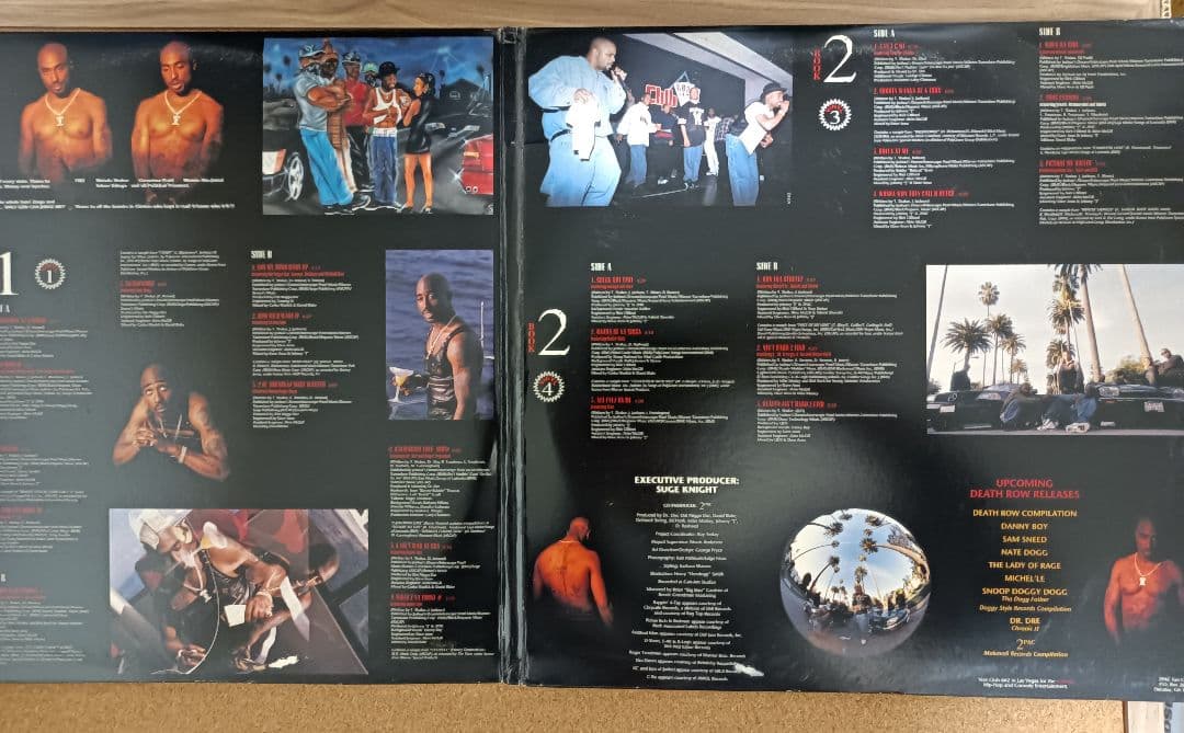 2Pac All Eyez On Me USオリジナル　LPレコード　4枚組