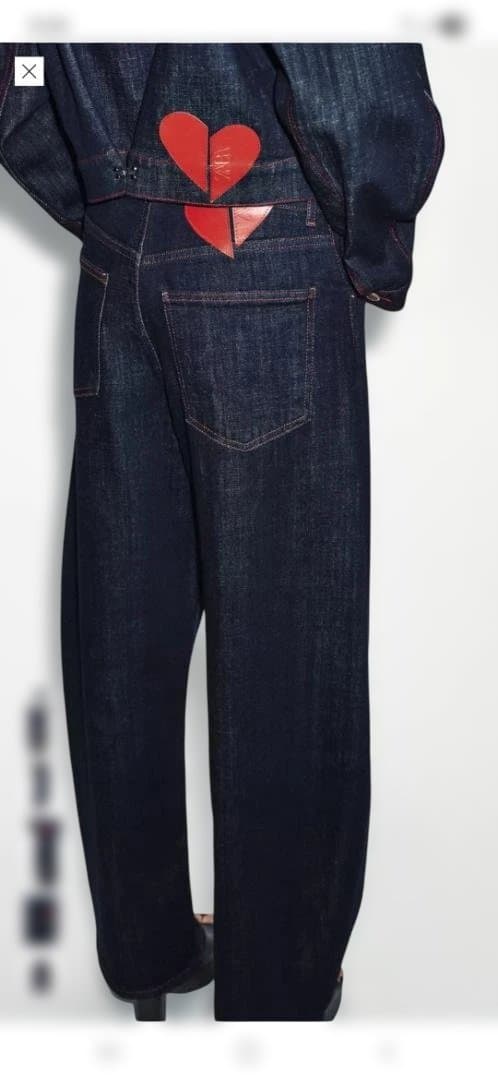 ZARA Z1975 ハイウエストバレルフィットデニムパンツ36新作新品タグ付き